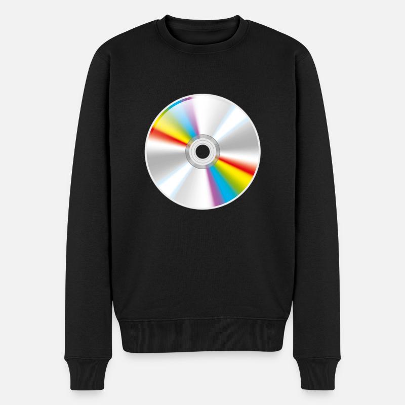 Smiley CD - Pull Premium bio Homme - noir