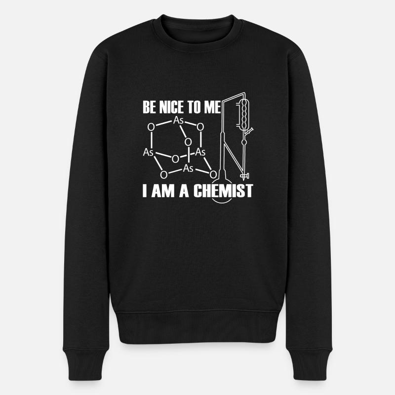 chemiker / chemie / chemist - Männer Premium Bio Pullover - Schwarz