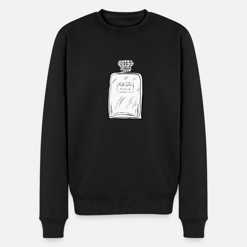 Parfum - Männer Premium Bio Pullover - Schwarz
