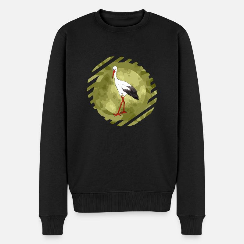 cigogne - Pull Premium bio Homme - noir