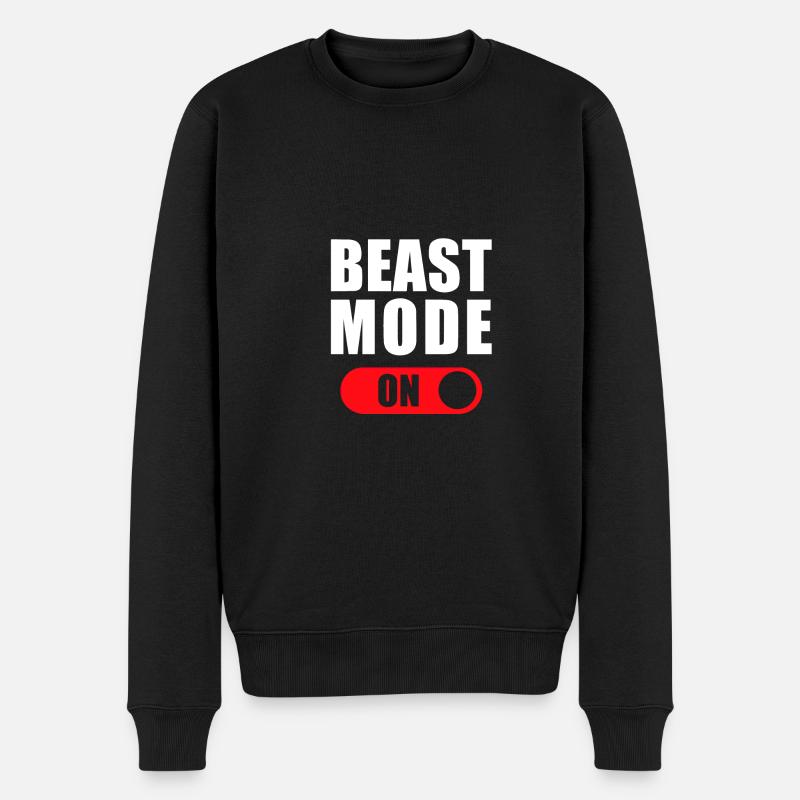 Mode bête activé - Pull Premium bio Homme - noir