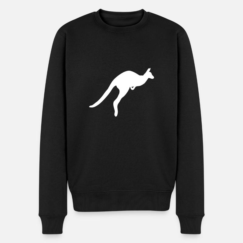 Kangourou - Pull Premium bio Homme - noir