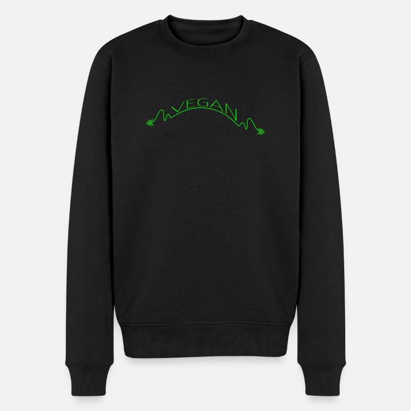 vegan - vegan - Pull Premium bio Homme - noir