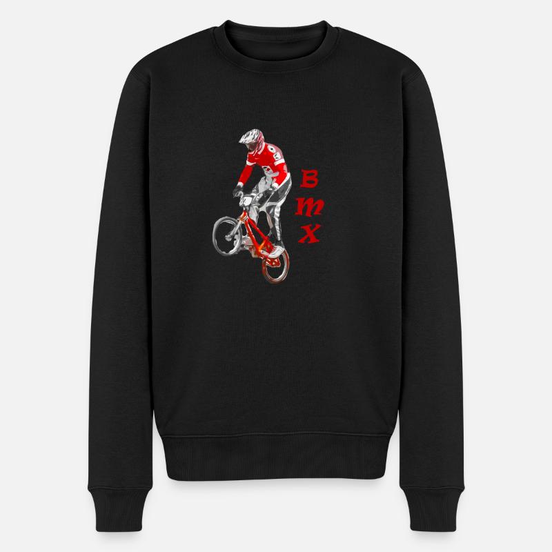 bmx - Pull Premium bio Homme - noir
