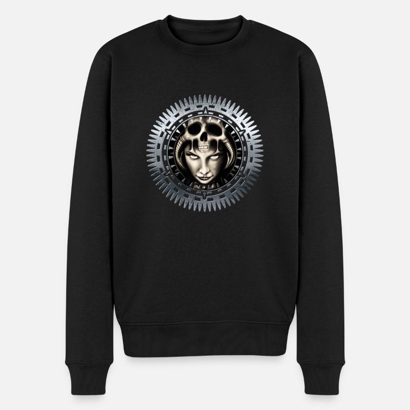Biomechanik - Männer Premium Bio Pullover - Schwarz