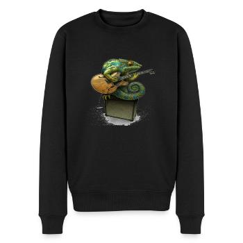 IGUANA REPTILE - Pull Premium bio Homme - noir - Devant - Nico (187cm)