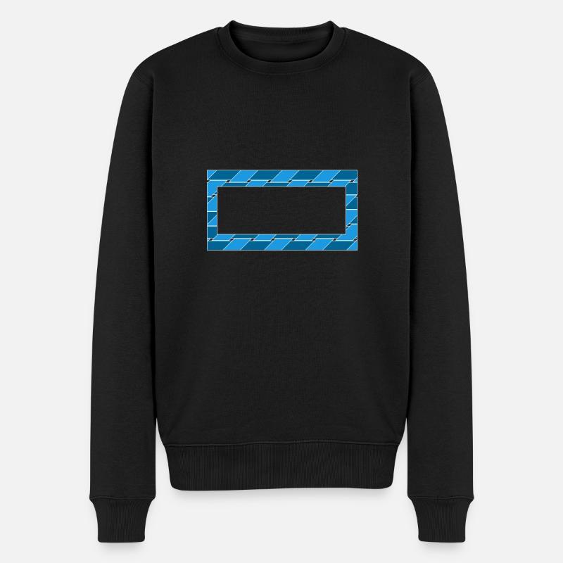 Design Yourself - Männer Premium Bio Pullover - Schwarz