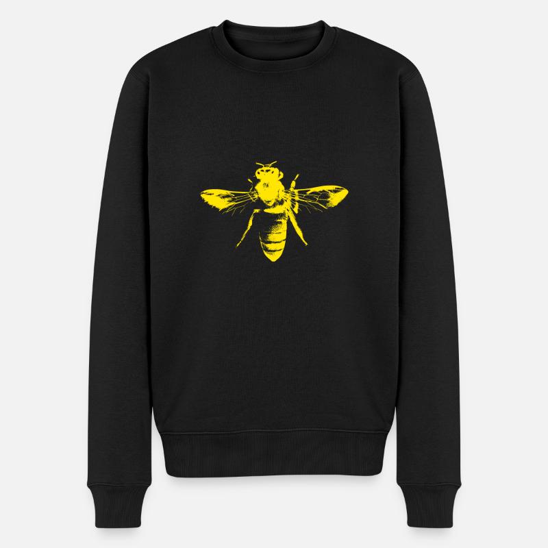 L'abeille - Pull Premium bio Homme - noir