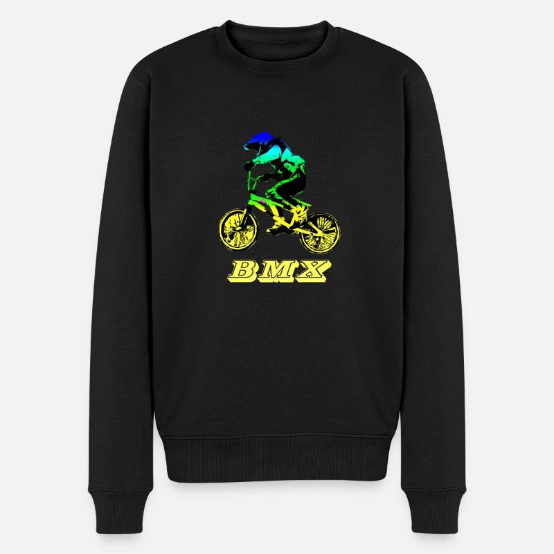 vélo bmx vtt - Pull Premium bio Homme - noir