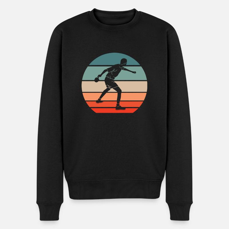 Tennis de table joueur de tennis de table raquette de tennis de table - Pull Premium bio Homme - noir