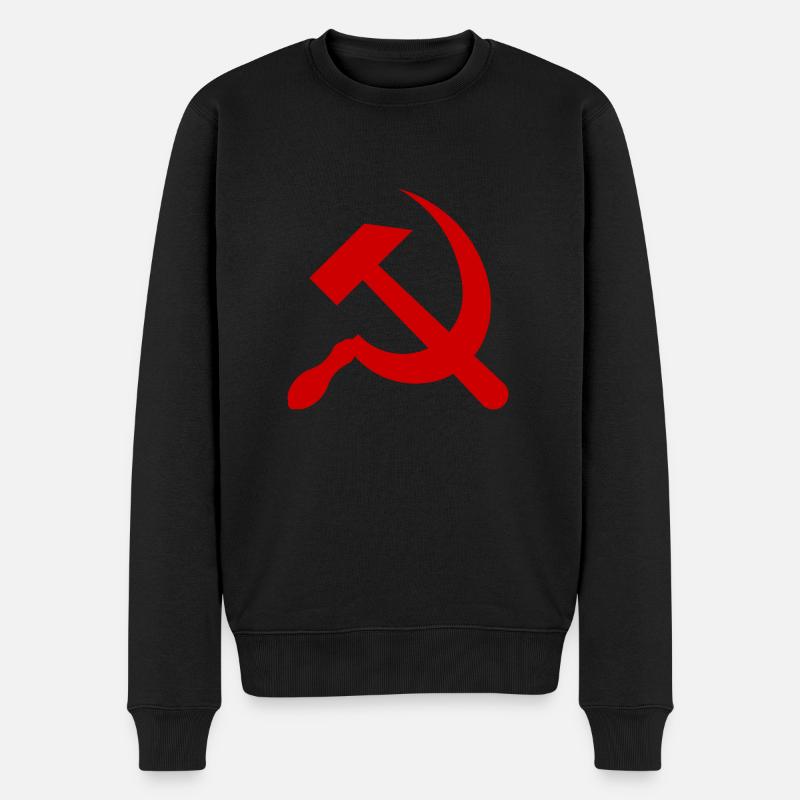 soviétique - Pull Premium bio Homme - noir