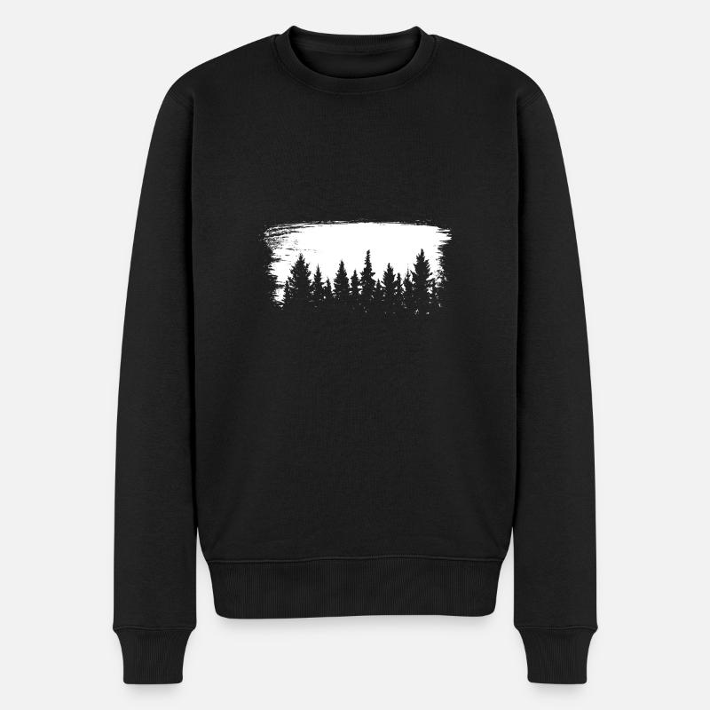 Forêt blanche - Pull Premium bio Homme - noir