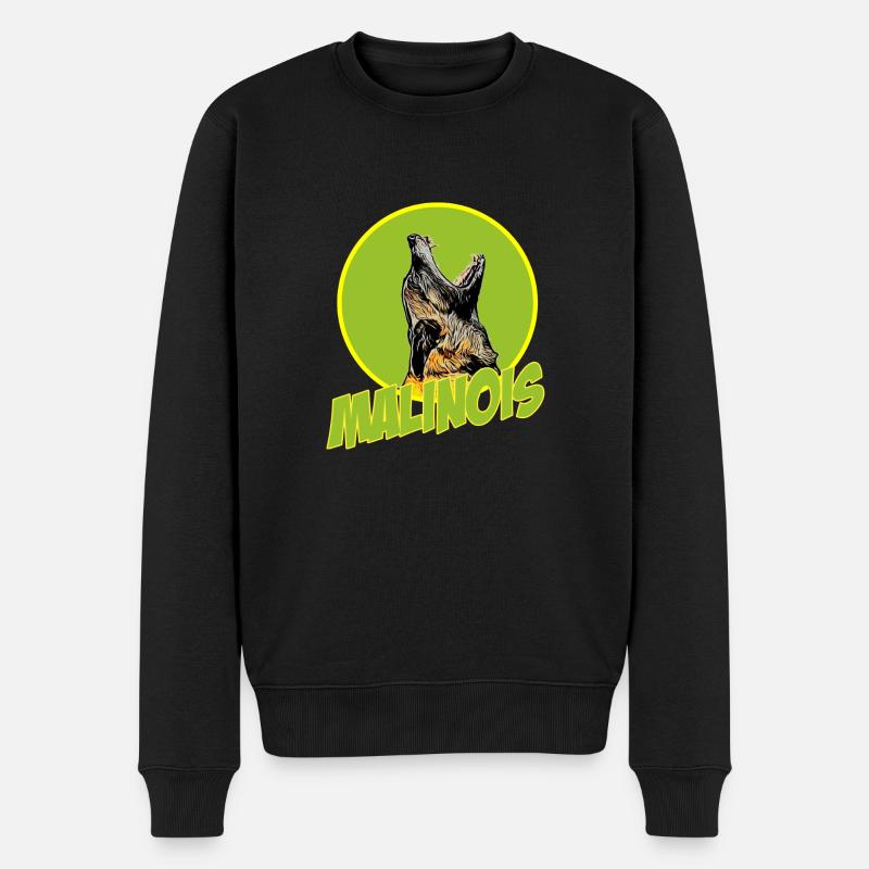 Malinois - Pull Premium bio Homme - noir