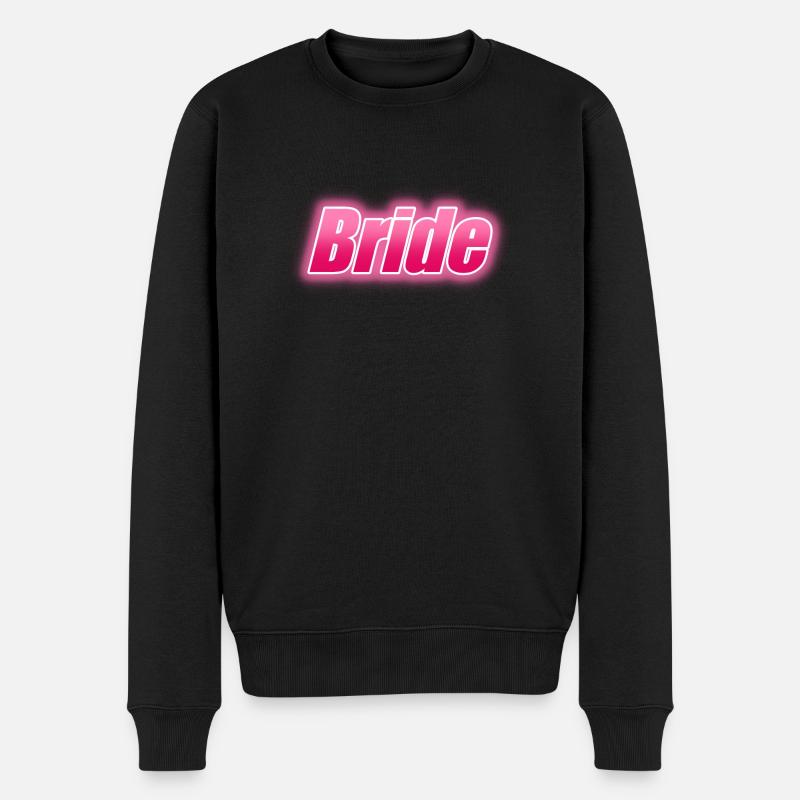 BRIDE - Männer Premium Bio Pullover - Schwarz