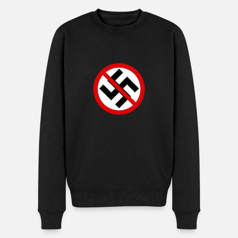 Aucun symbole de croix gammée - Pull Premium bio Homme - noir