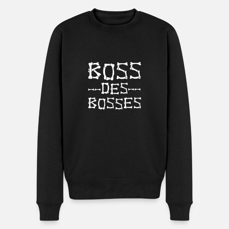 BOSS DES BOSSES ! - Pull Premium bio Homme - noir