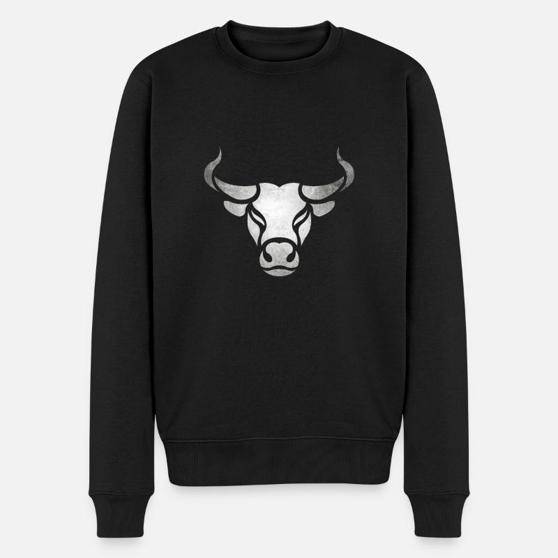 Taureau taureau - Pull Premium bio Homme - noir
