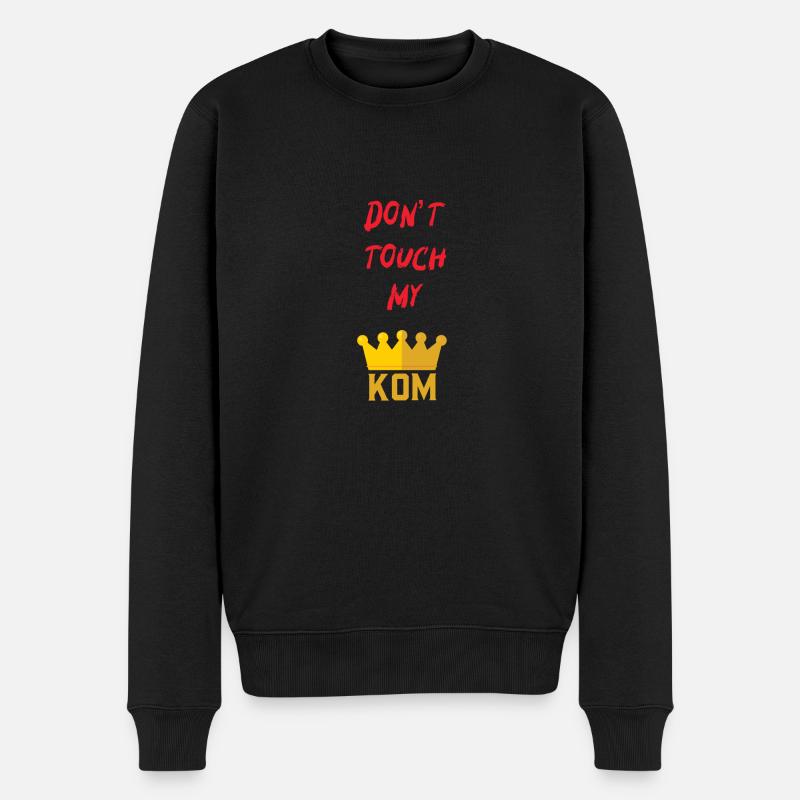 Don't touch my kom - Pull Premium bio Homme - noir