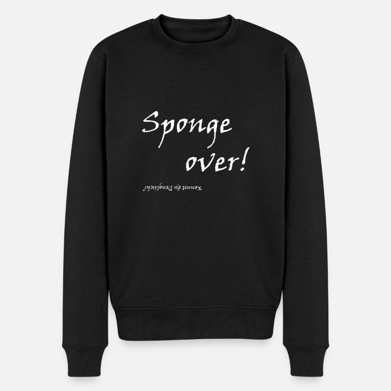 Éponge sur - Pull Premium bio Homme - noir