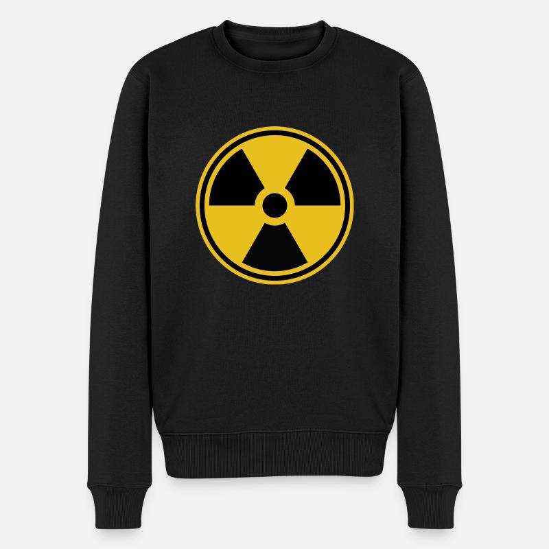 Radioaktiv - Männer Premium Bio Pullover - Schwarz