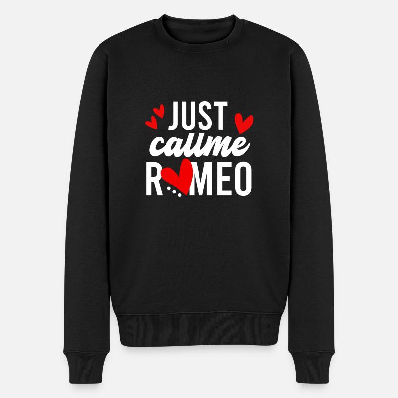 Juste Callme Romeo - Pull Premium bio Homme - noir