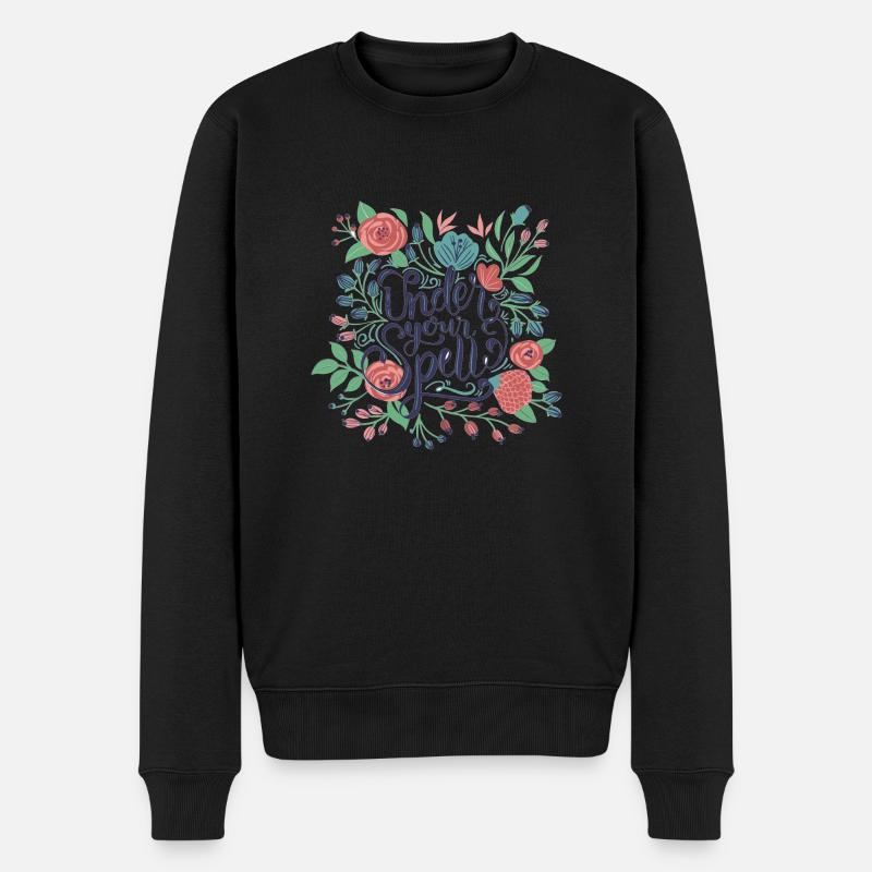 under your spell - Männer Premium Bio Pullover - Schwarz