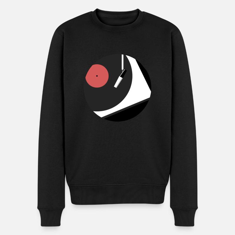Tourne-disque - Pull Premium bio Homme - noir