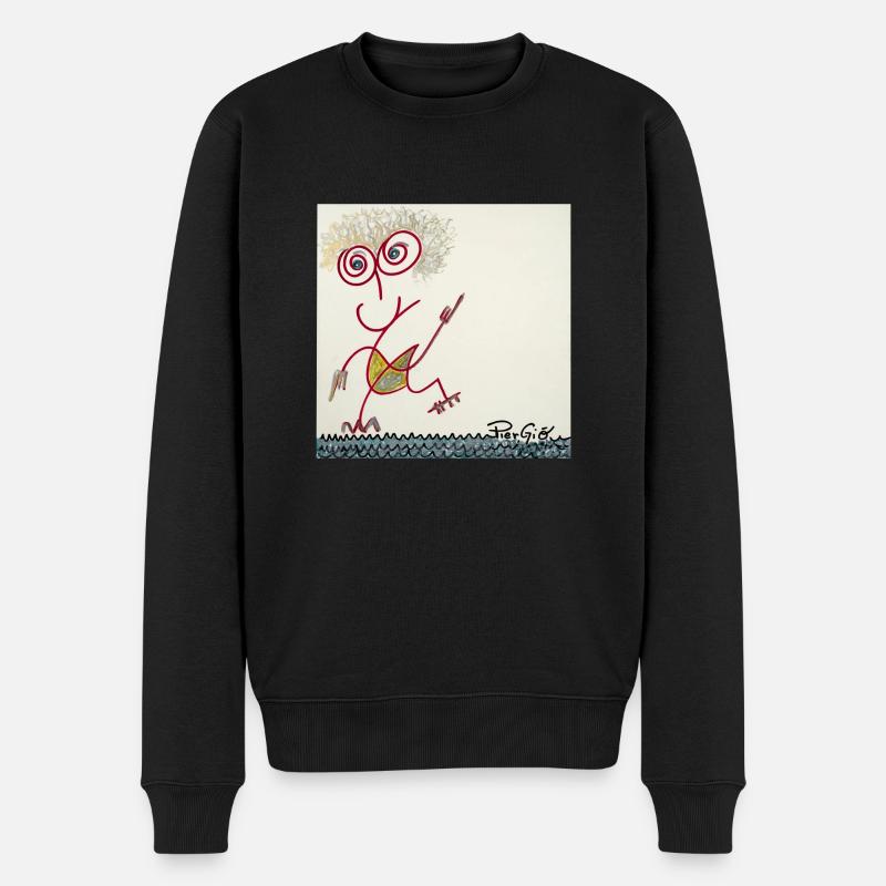 Tanzen - Männer Premium Bio Pullover - Schwarz