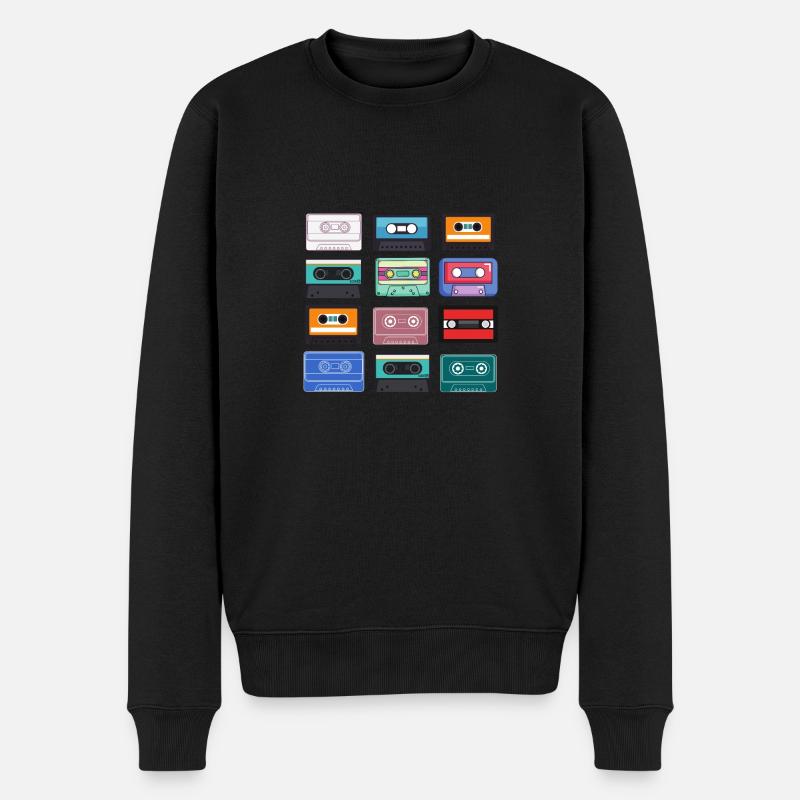 Cassettes - Pull Premium bio Homme - noir