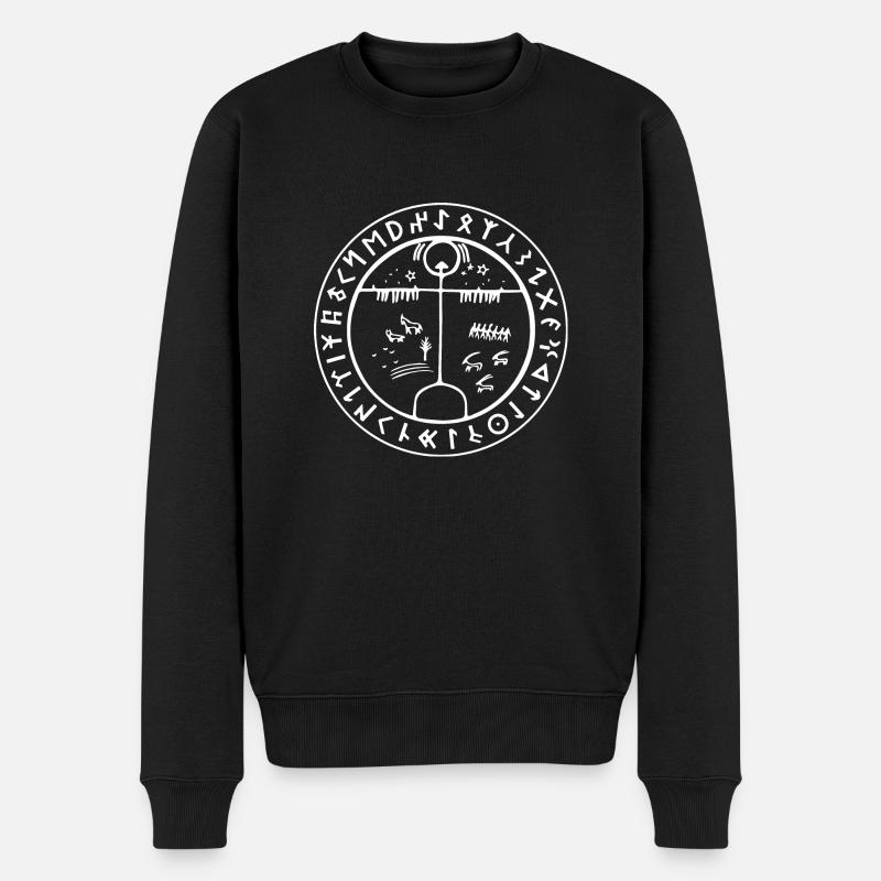 Kamdavulu Tengei - Männer Premium Bio Pullover - Schwarz