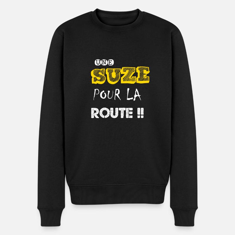 Suzee for ever - Pull Premium bio Homme - noir