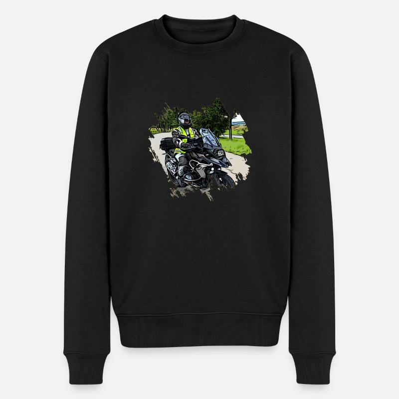 Motards - Pull Premium bio Homme - noir