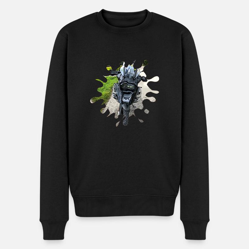 GS noir - Pull Premium bio Homme - noir