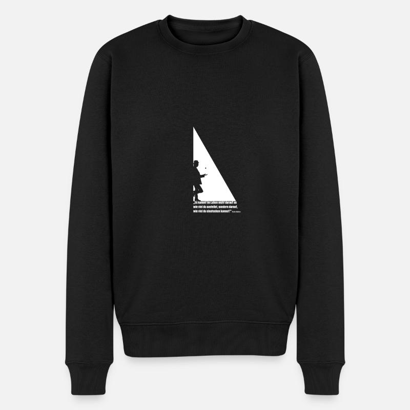 Rocky Balboa - Männer Premium Bio Pullover - Schwarz