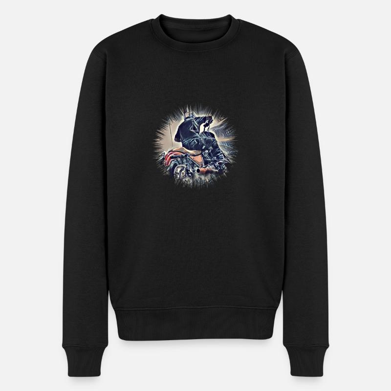 Moto - Pull Premium bio Homme - noir
