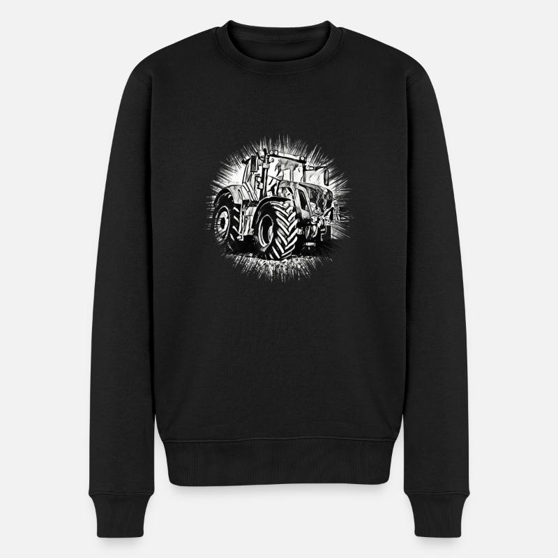 Tracteur - Pull Premium bio Homme - noir