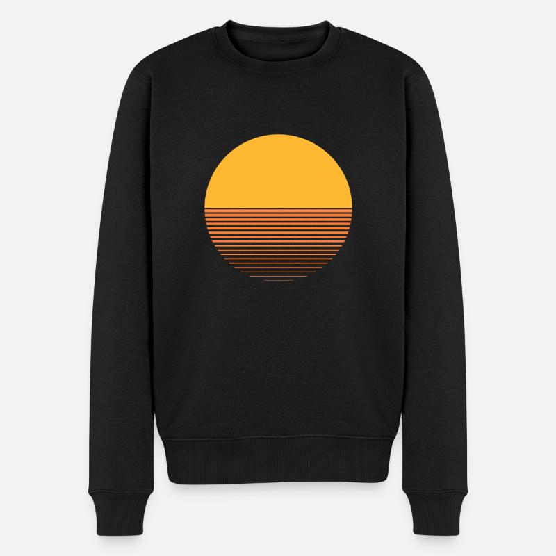 Schaufel sun - Männer Premium Bio Pullover - Schwarz