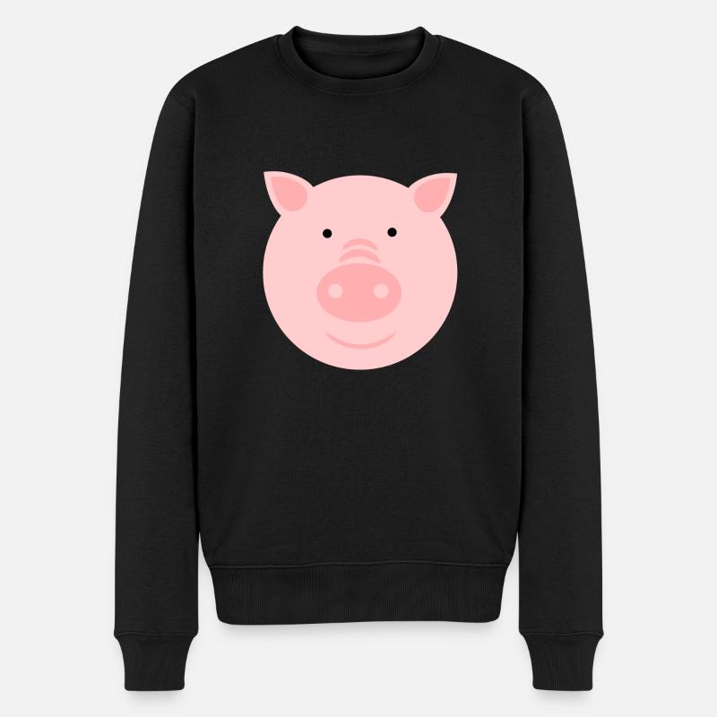 Pierre le Cochon - Pull Premium bio Homme - noir