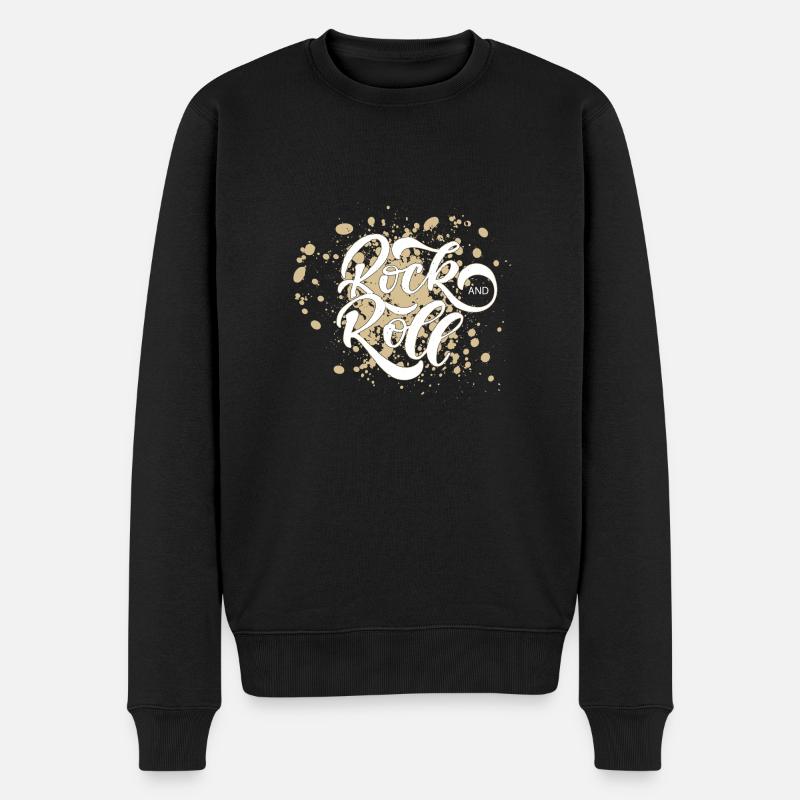 Rock and roll - Pull Premium bio Homme - noir