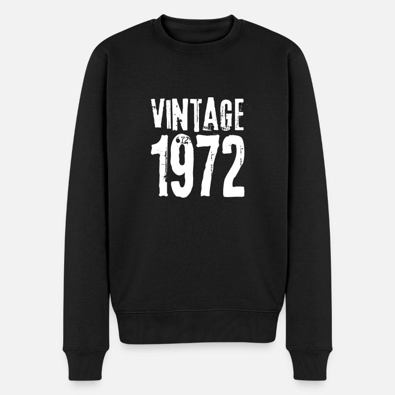 Millésime 1972 - Pull Premium bio Homme - noir
