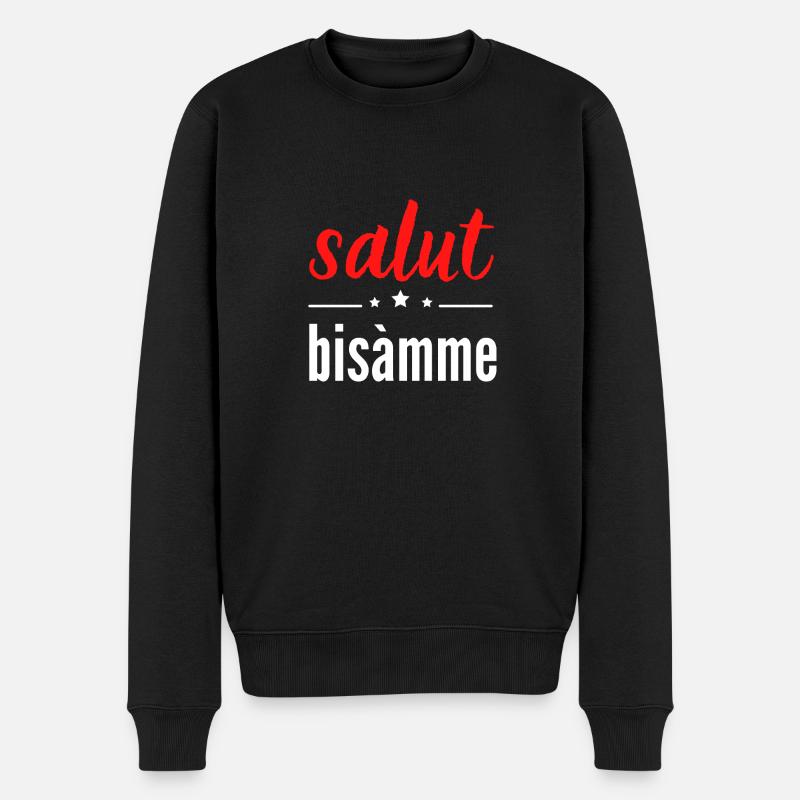 salut bisàmme alsace - Pull Premium bio Homme - noir