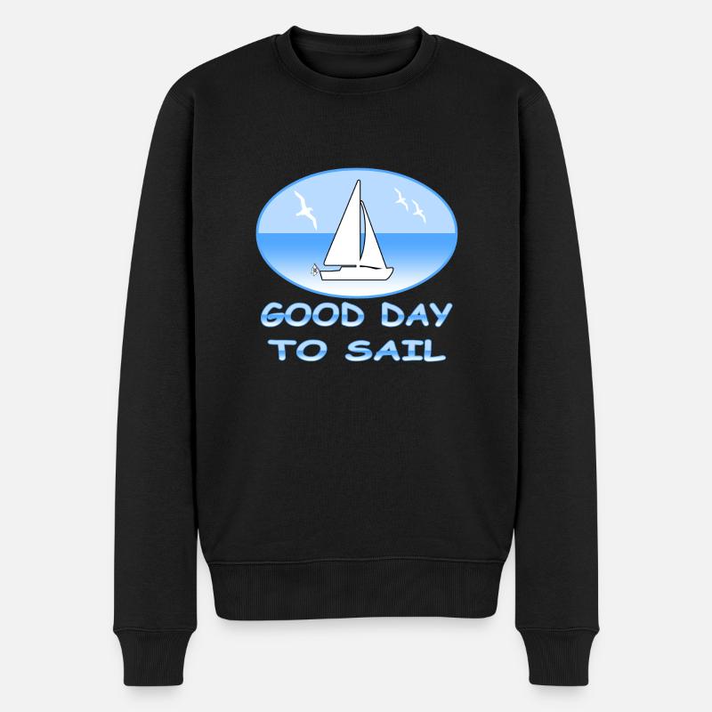 Voile - Pull Premium bio Homme - noir