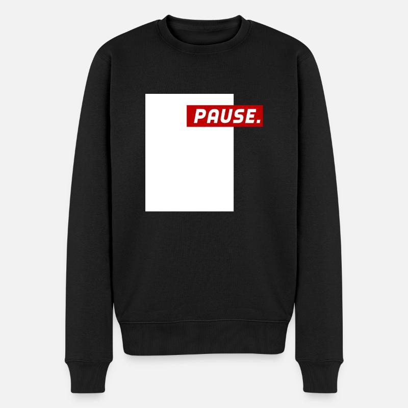 Pause - Pull Premium bio Homme - noir