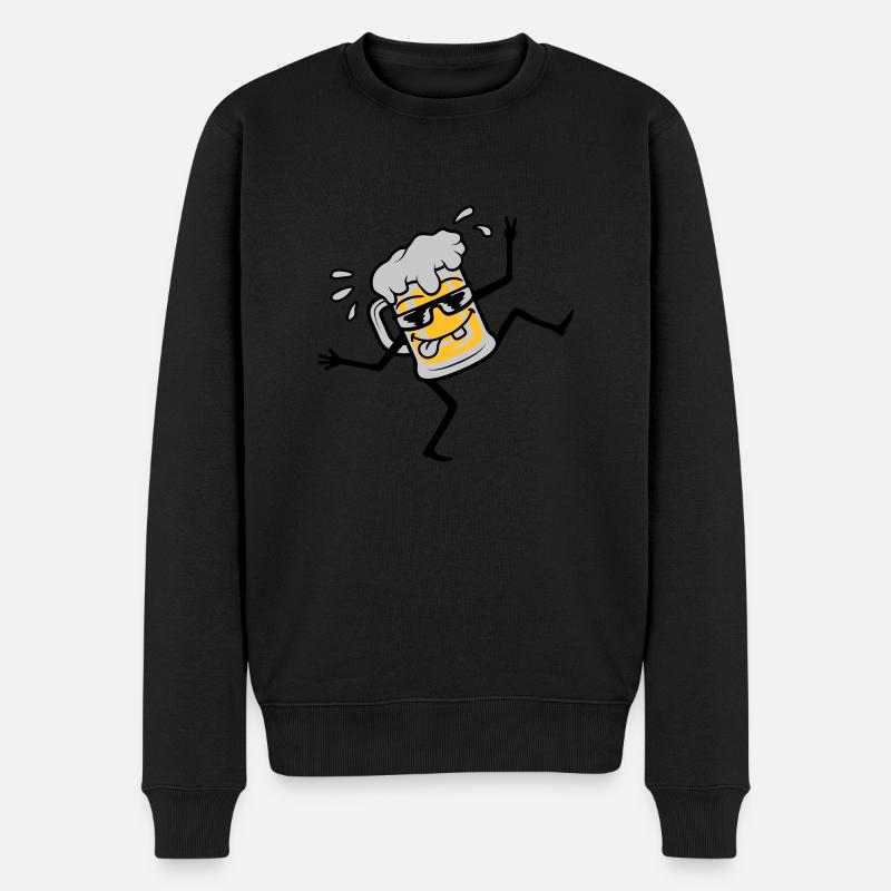 Dancing Cool Party Bière - Pull Premium bio Homme - noir