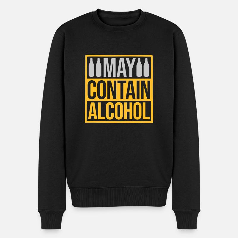 Shield peut contenir de l’alcool - Pull Premium bio Homme - noir