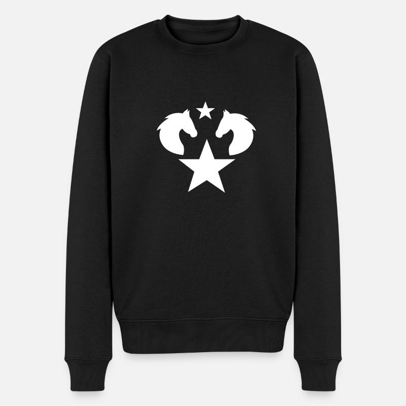 Cheval - Pull Premium bio Homme - noir