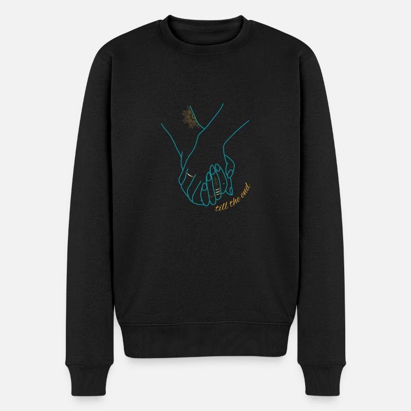 till the end - Männer Premium Bio Pullover - Schwarz