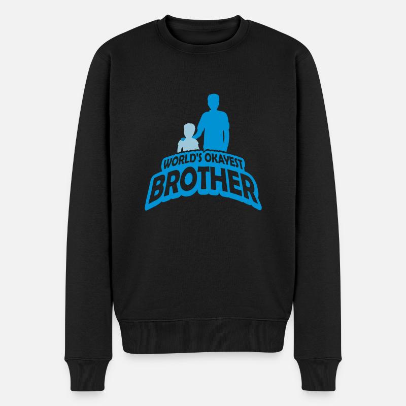 Équipe Worlds okayest Brother - Pull Premium bio Homme - noir