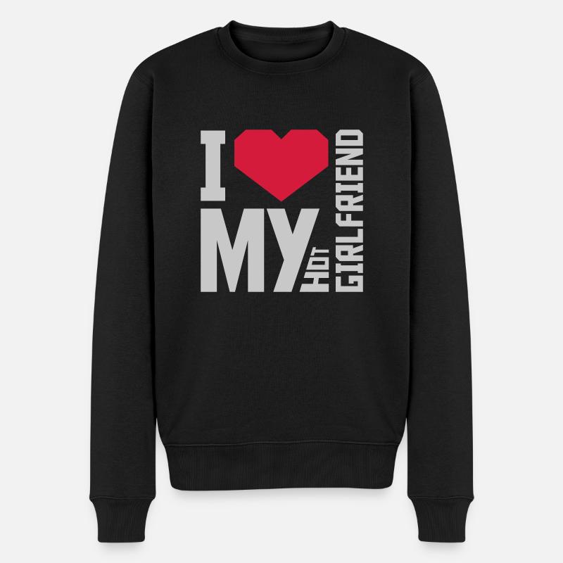 J’aime ma petite amie - Pull Premium bio Homme - noir