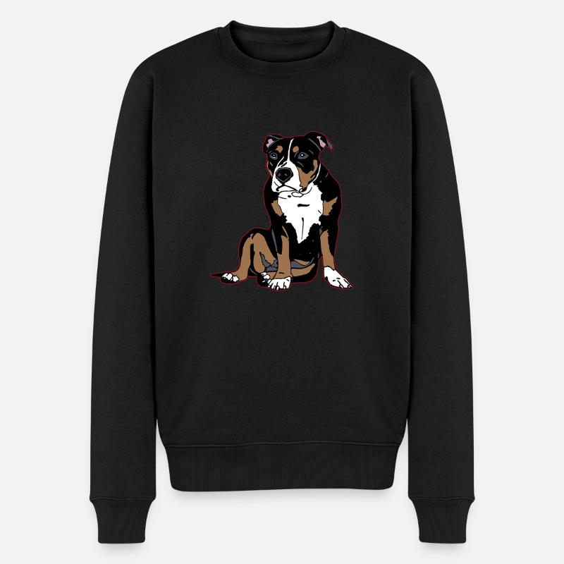 American Bully Pocket - Pull Premium bio Homme - noir